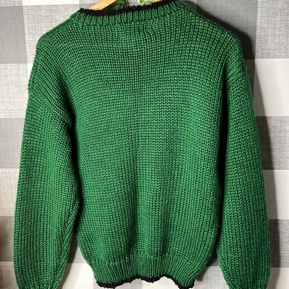 VTG Evian Bear Sweater with Bow tie - Picture 4 of 4